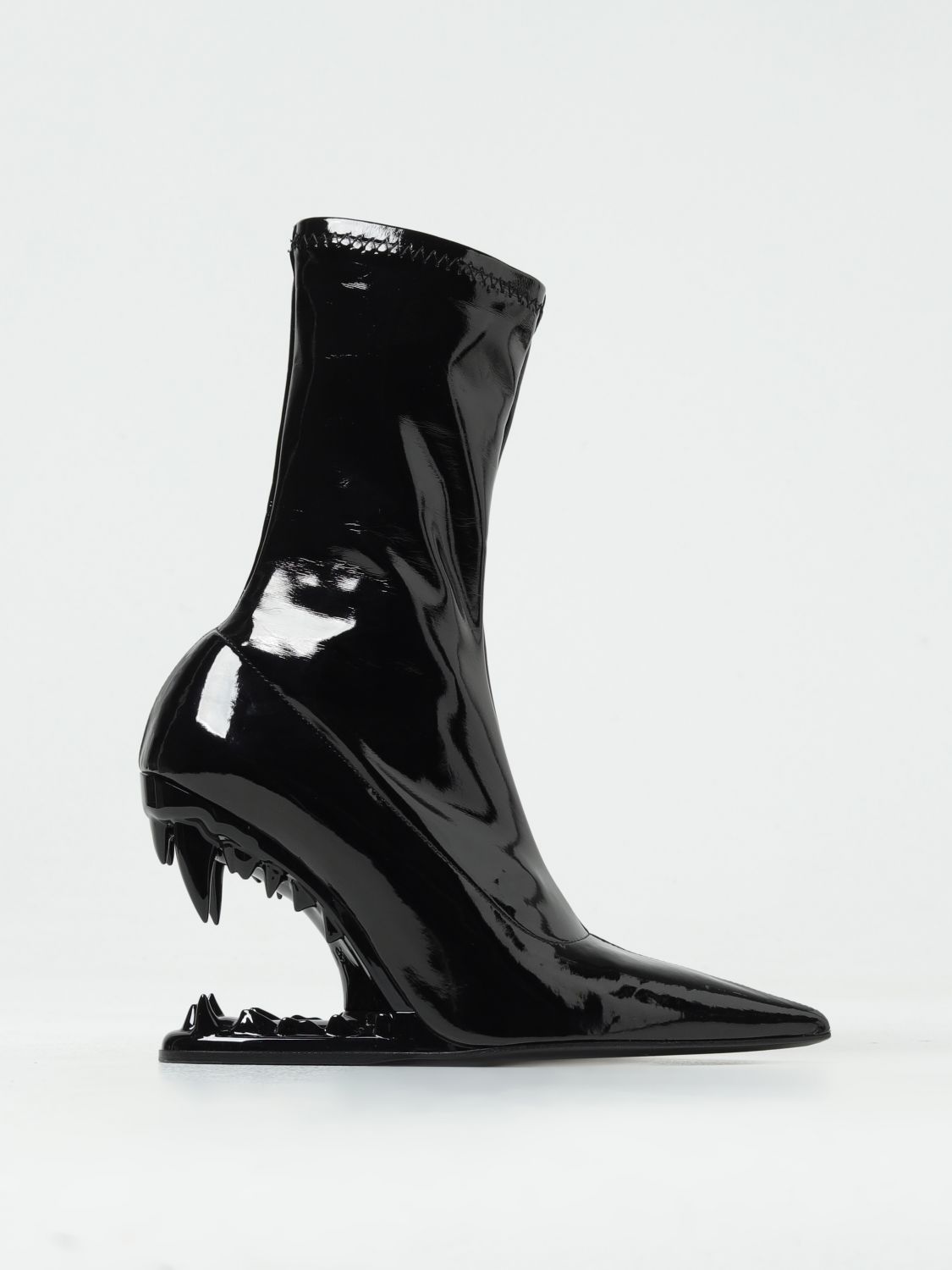 GCDS Flat Ankle Boots GCDS Woman colour Black