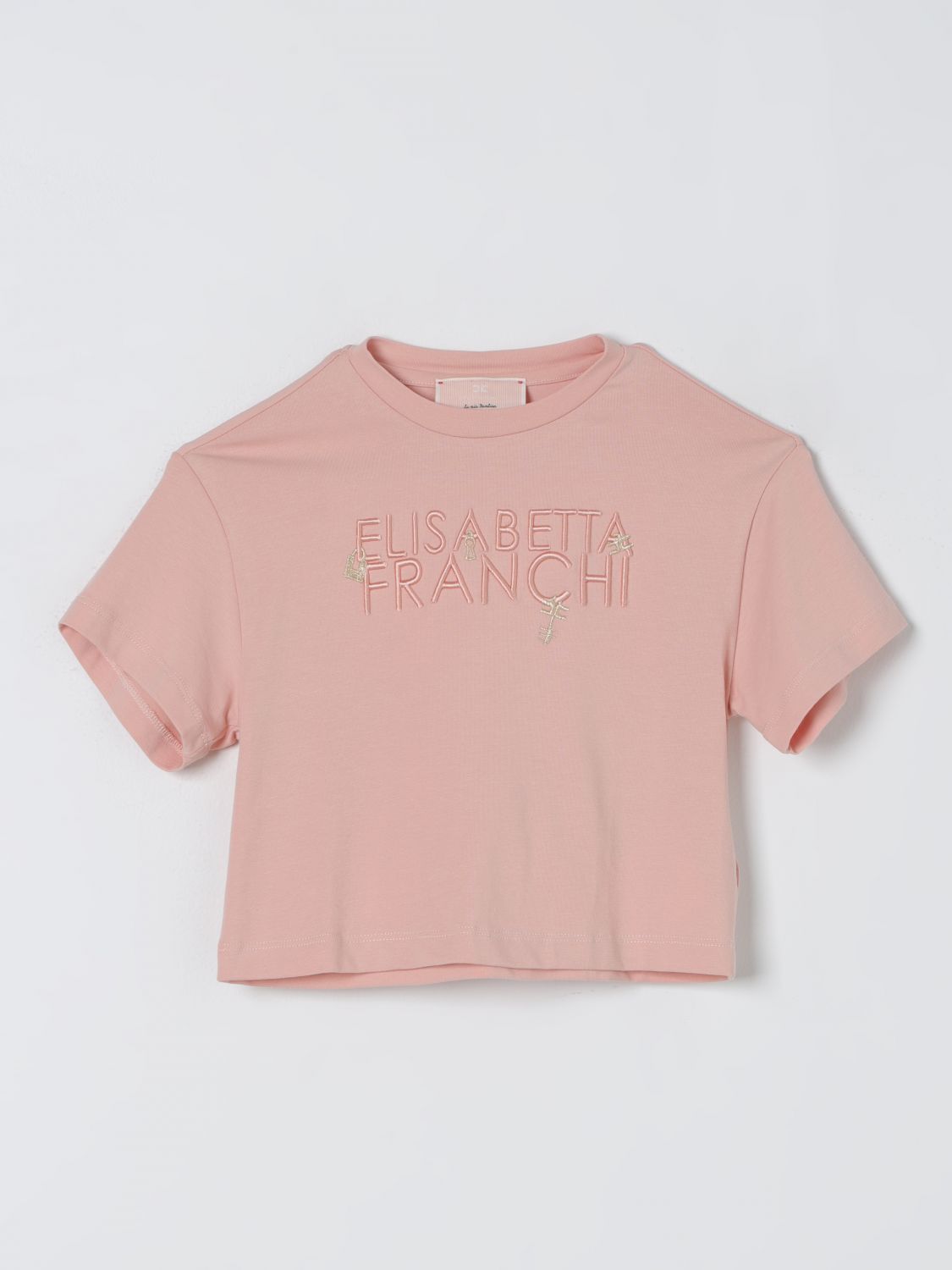 Elisabetta Franchi La Mia Bambina T-Shirt ELISABETTA FRANCHI LA MIA BAMBINA Kids colour Pink