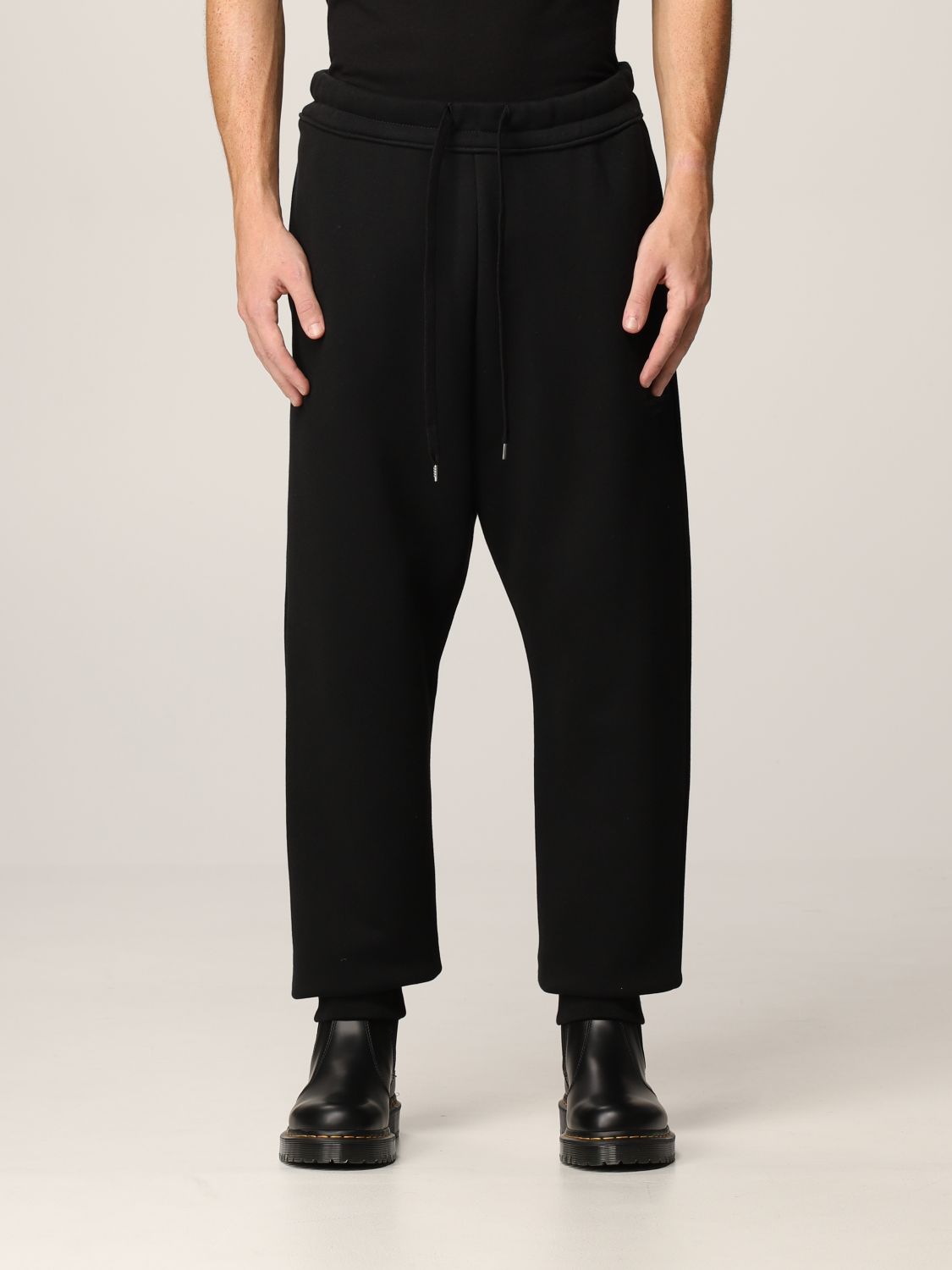 N° 21 N ° 21 cotton trousers with logo