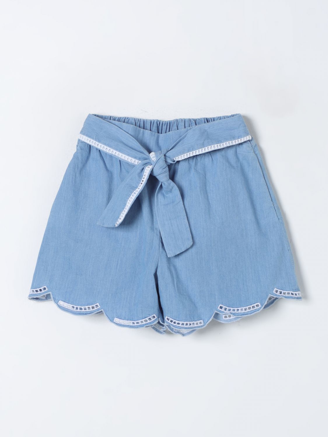 Chloé Trousers CHLOÉ Kids colour Blue