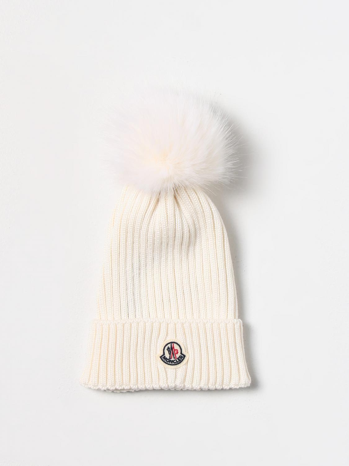 Moncler Girls' Hats MONCLER Kids colour White