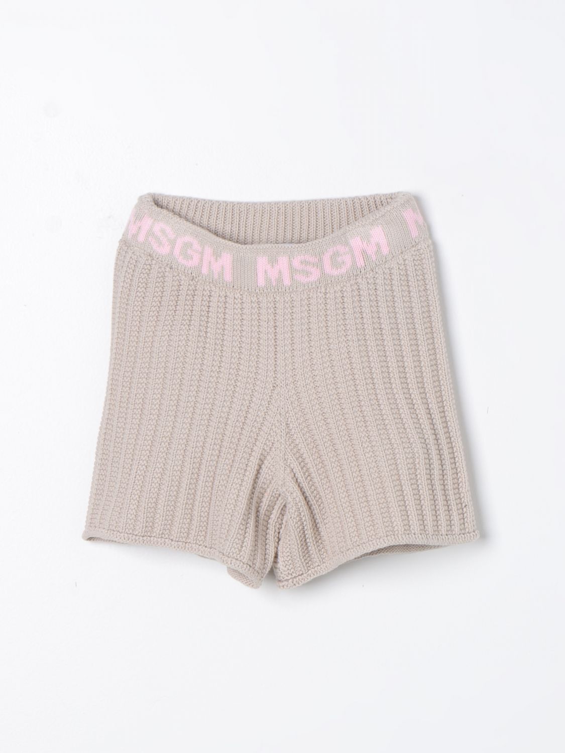 Msgm Kids Short MSGM KIDS Kids colour Beige