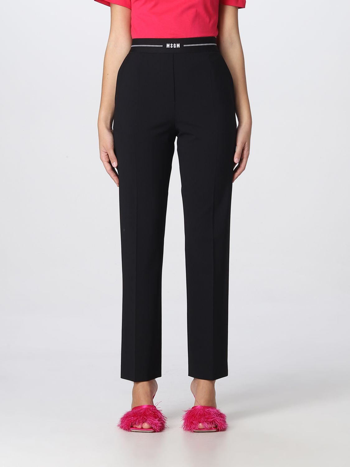 Msgm Trousers MSGM Woman colour Black