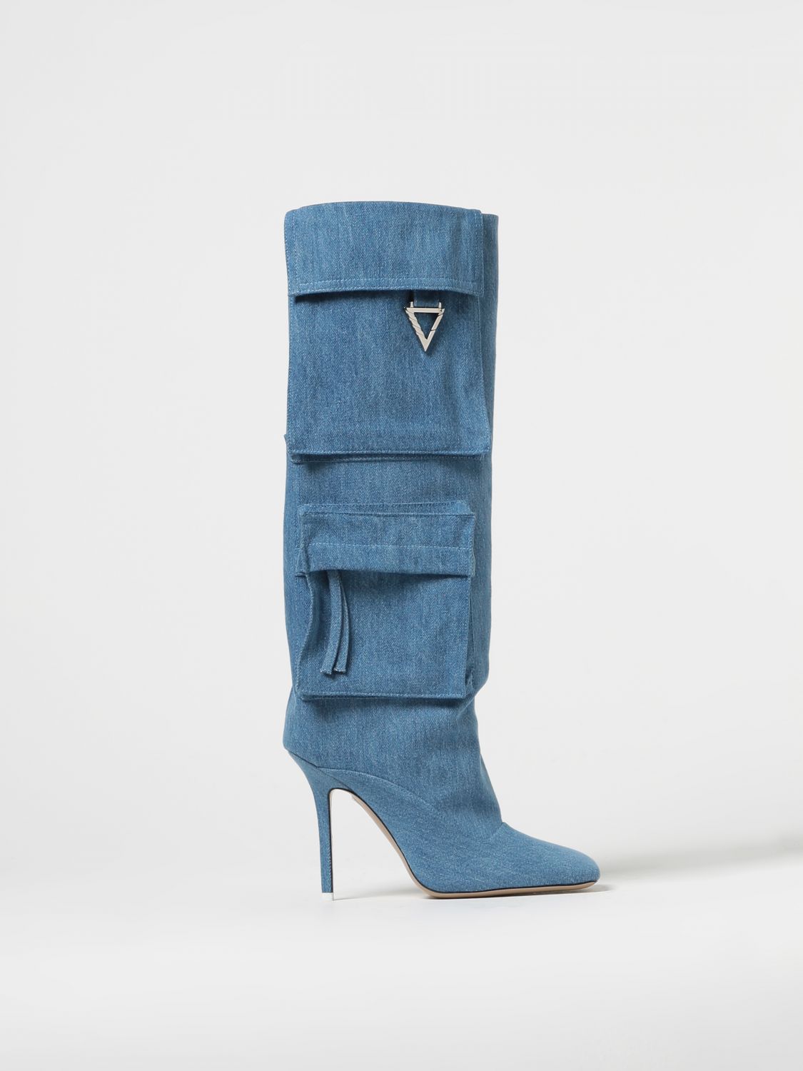 The Attico Boots THE ATTICO Woman colour Denim