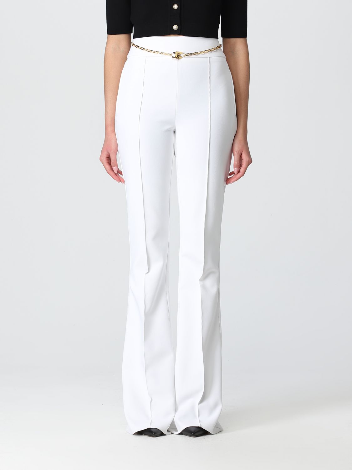 Elisabetta Franchi Trousers ELISABETTA FRANCHI Woman colour Ivory