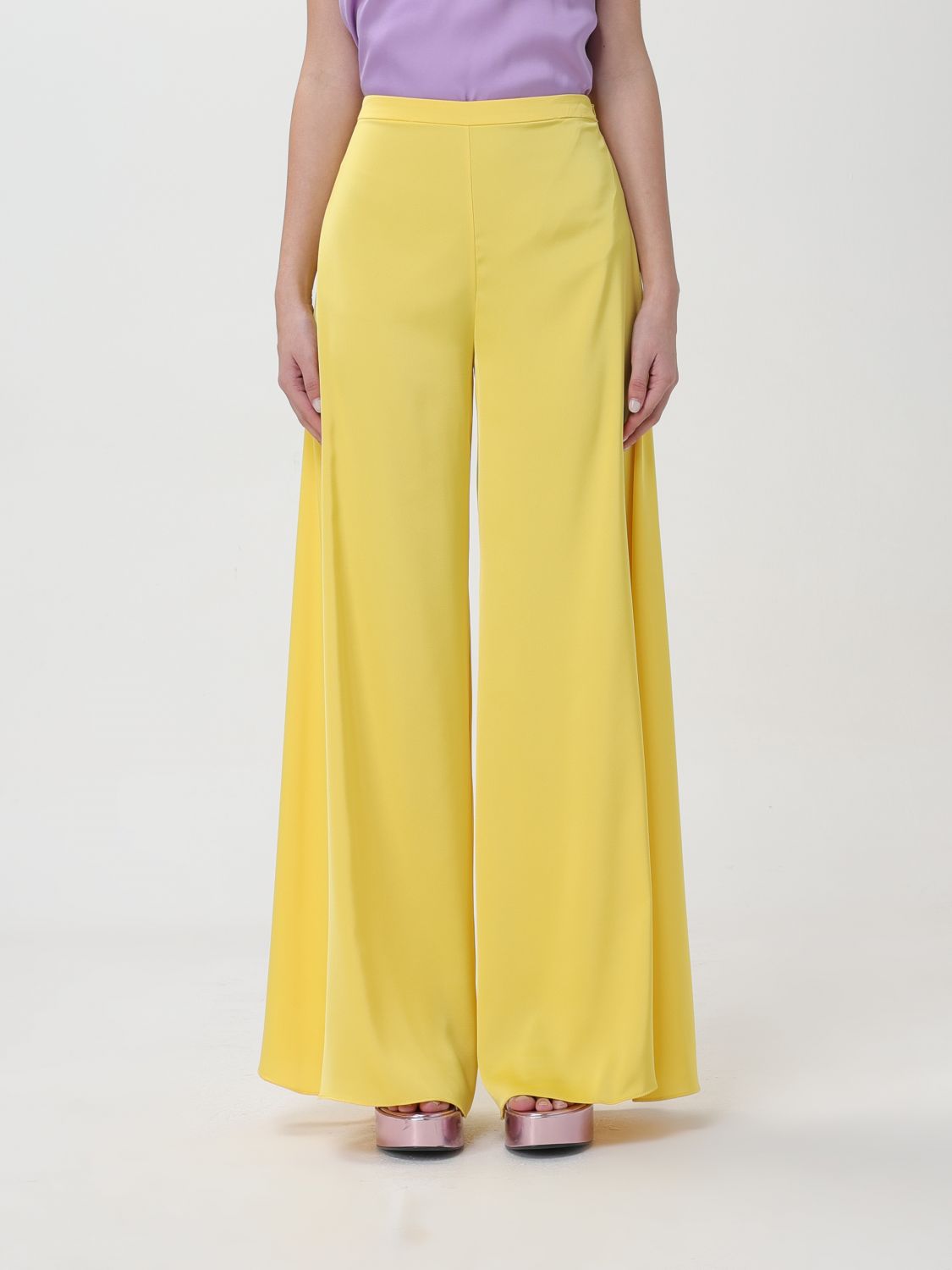 Hanita Trousers HANITA Woman colour Yellow