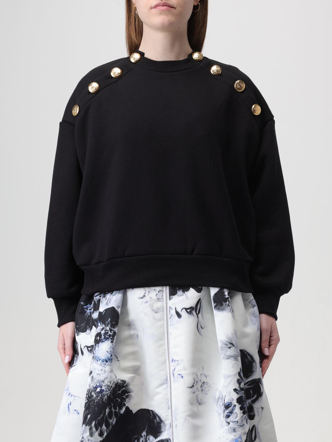 Alexander McQueen Sweatshirt ALEXANDER MCQUEEN Woman colour Black