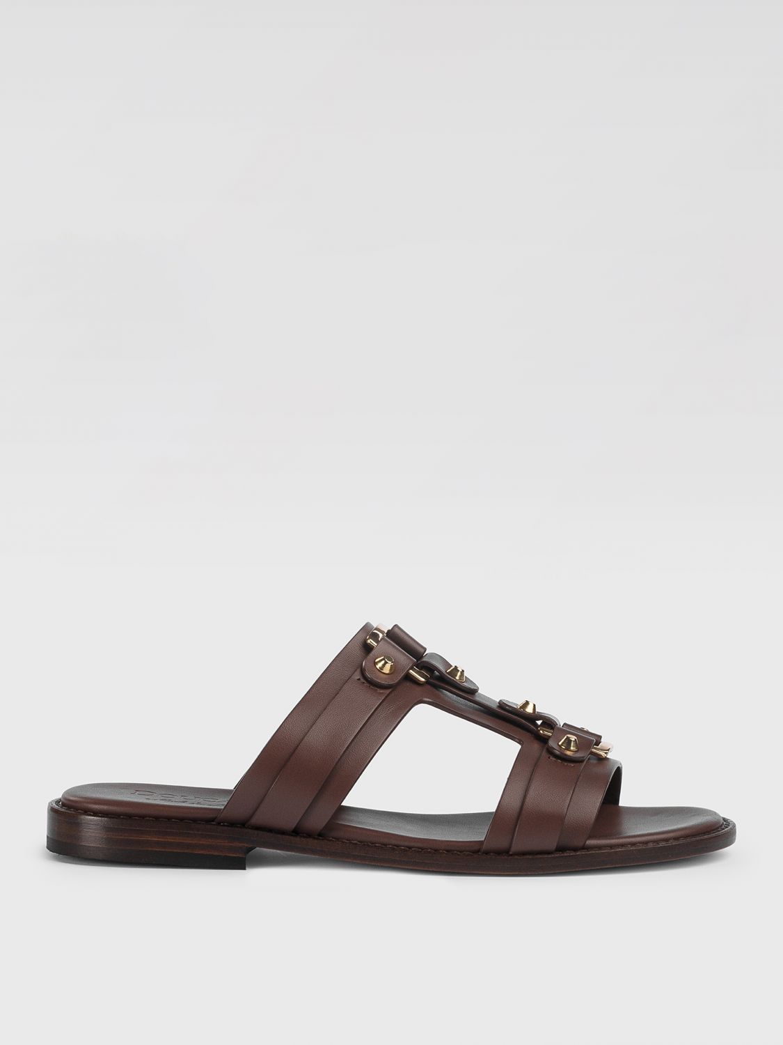 Doucal's Flat Sandals DOUCAL'S Woman colour Brown