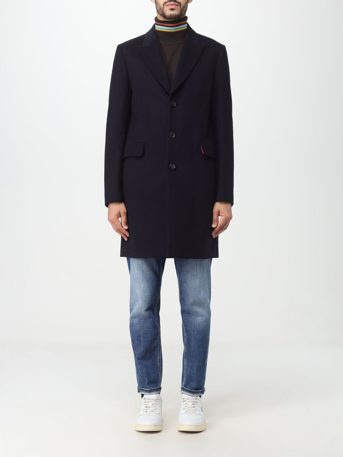 Ps Paul Smith Coat PS PAUL SMITH Men colour Blue