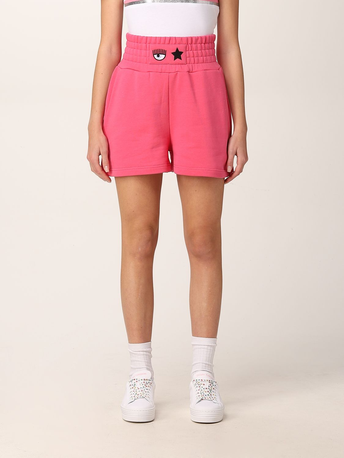 CHIARA FERRAGNI Eyestar Chiara Ferragni cotton shorts