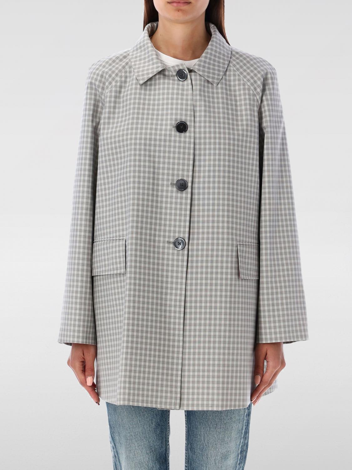 Thom Browne Coat THOM BROWNE Woman color Grey