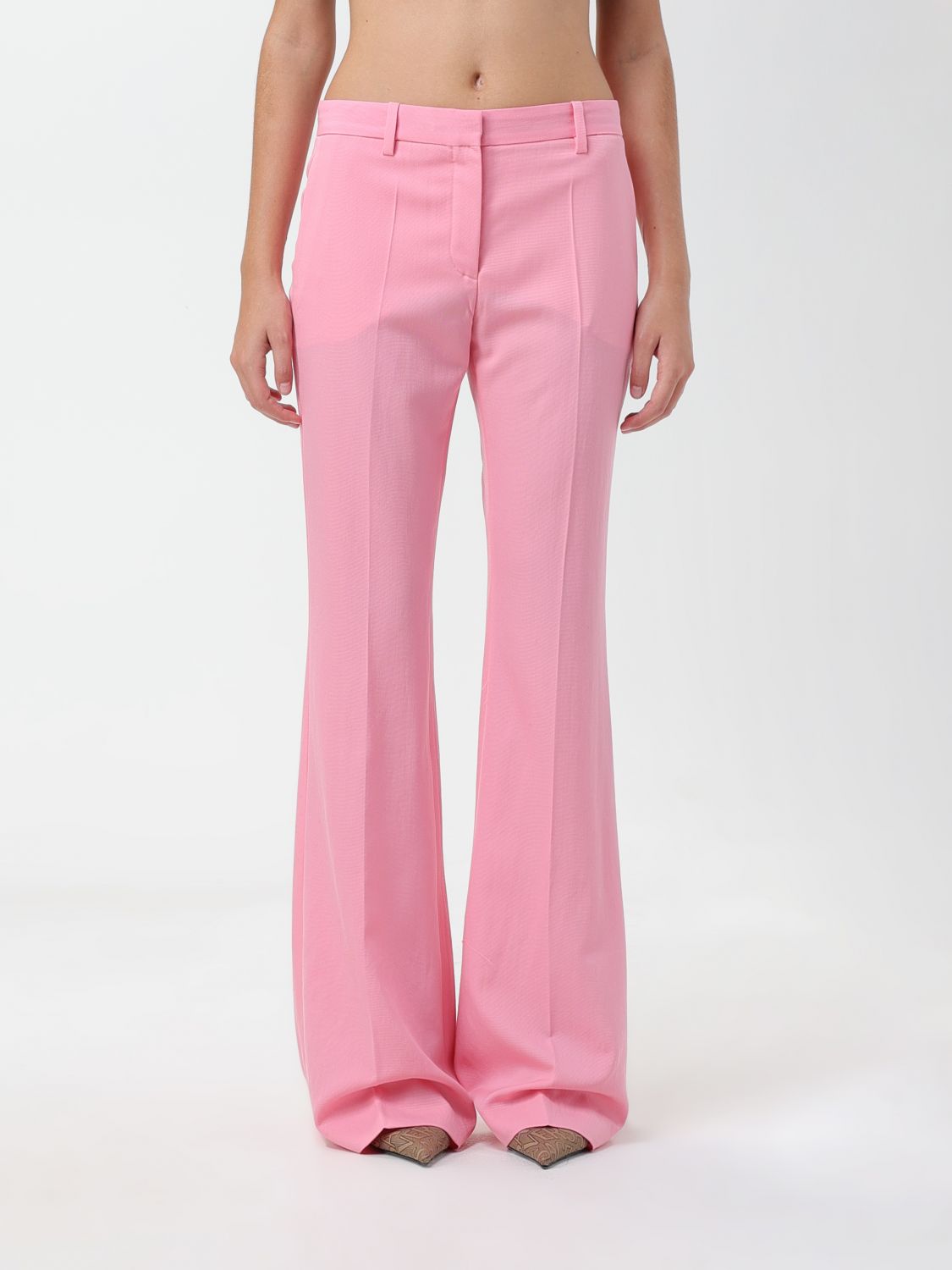 Versace Trousers VERSACE Woman colour Pink