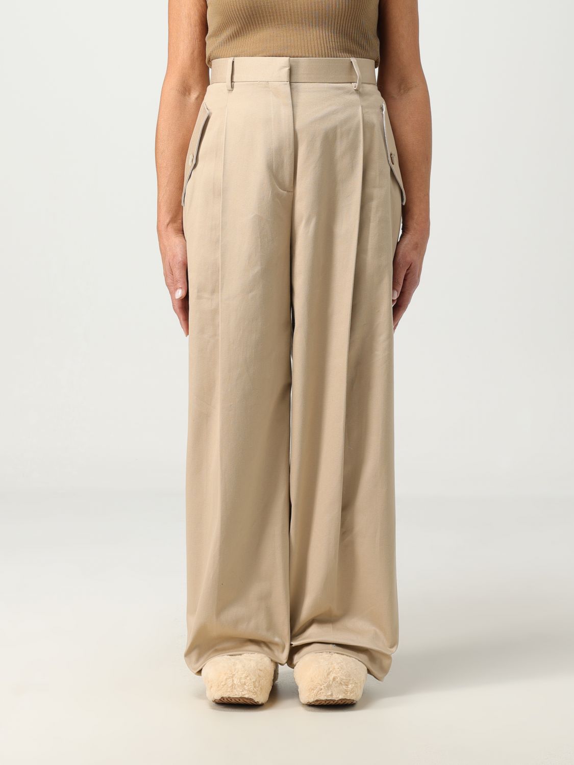 Lanvin Trousers LANVIN Woman colour Beige