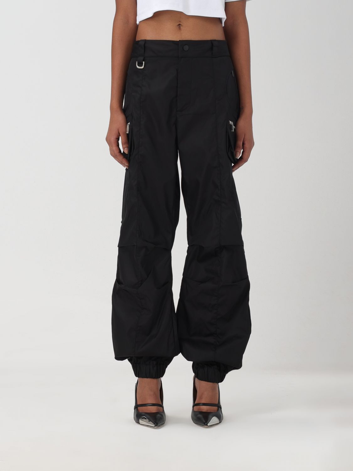 OFF-WHITE Trousers OFF-WHITE Woman colour Black