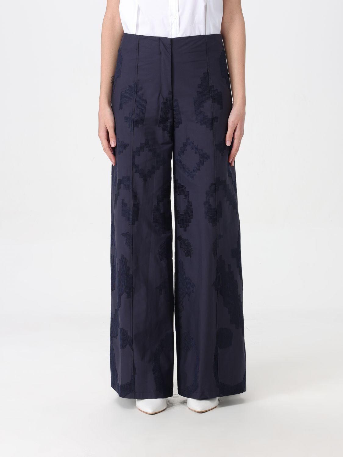 Liviana Conti Trousers LIVIANA CONTI Woman colour Blue