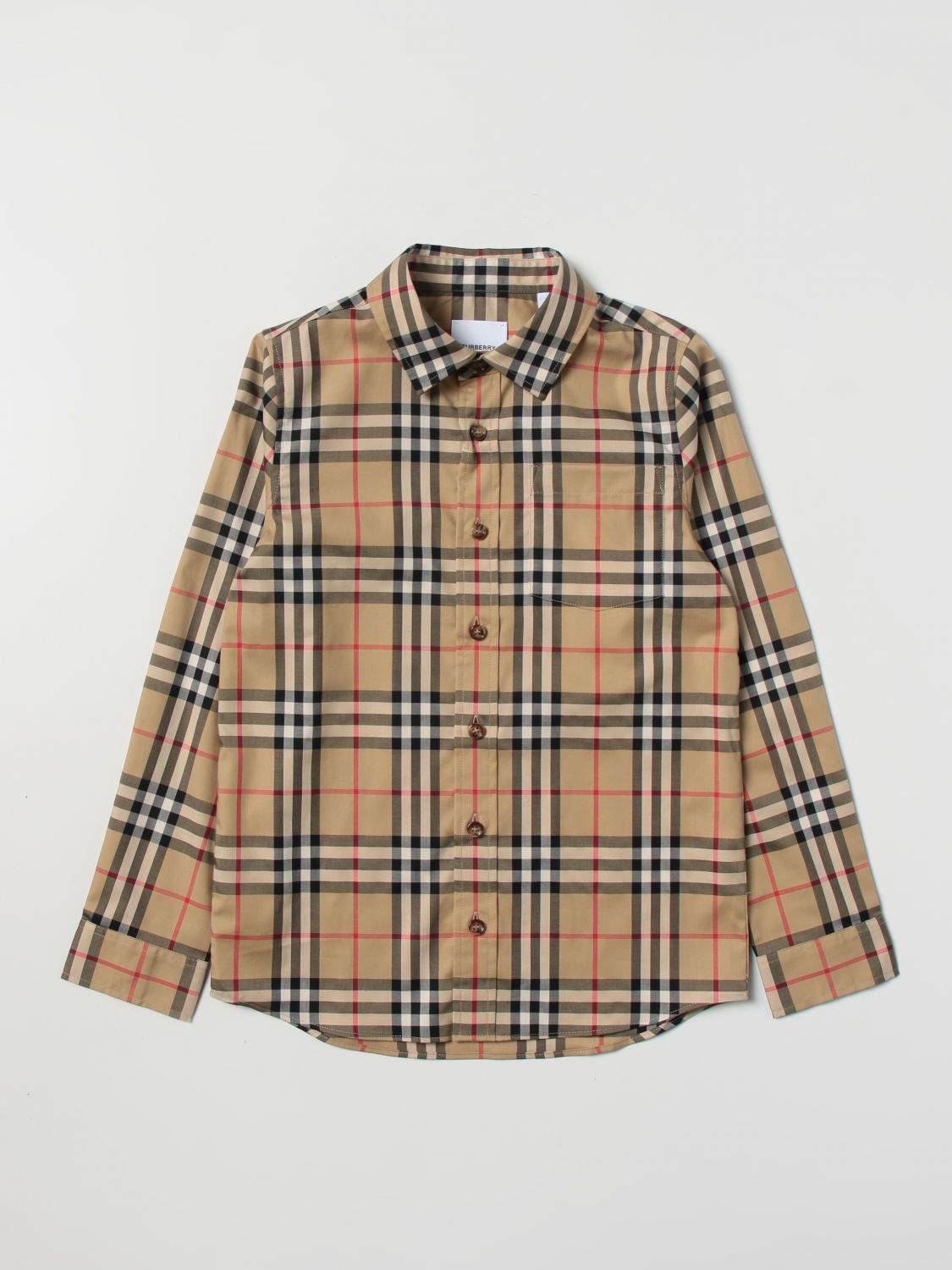 Burberry Shirt BURBERRY Kids colour Beige