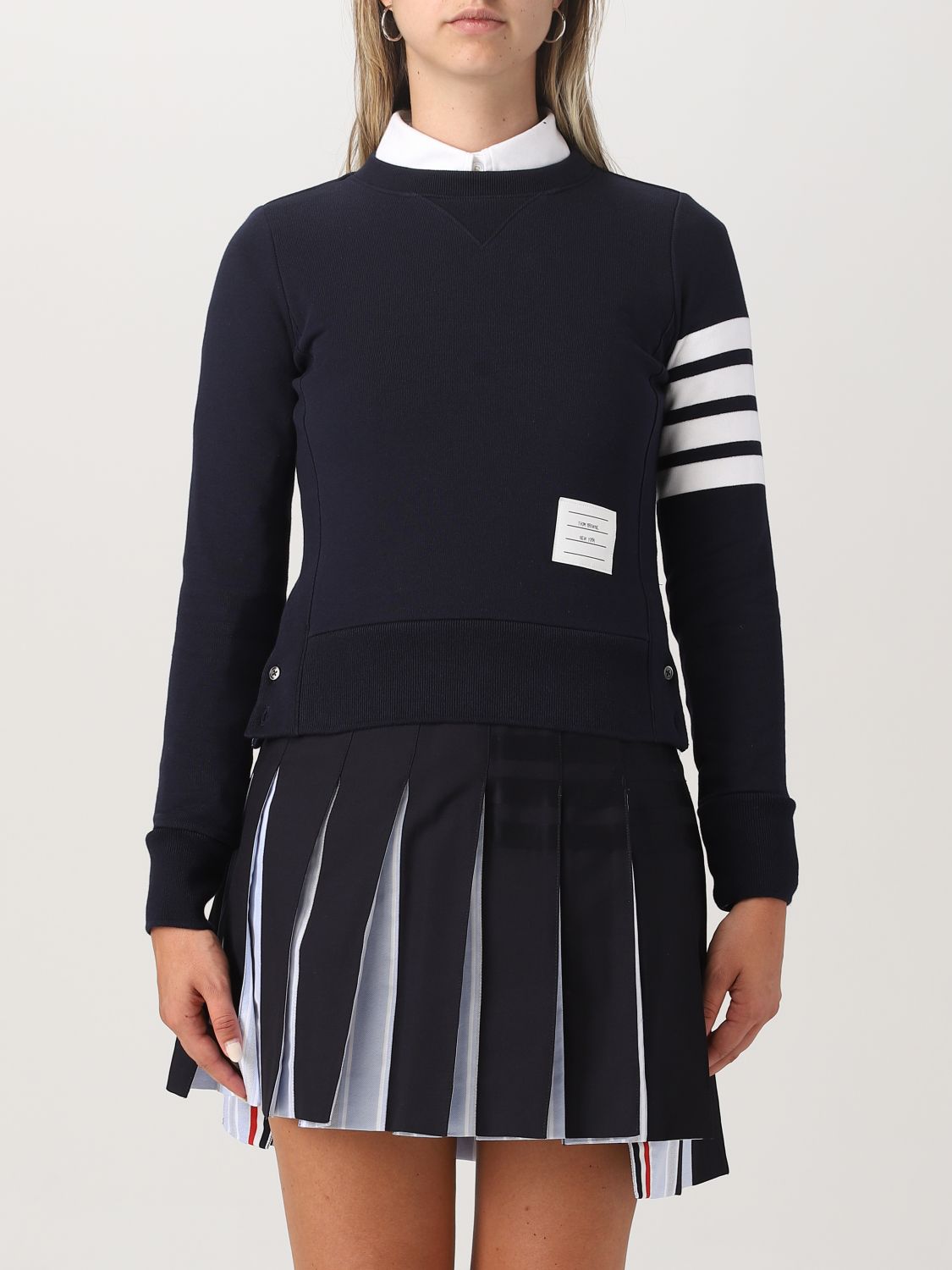 Thom Browne Sweatshirt THOM BROWNE Woman colour Blue