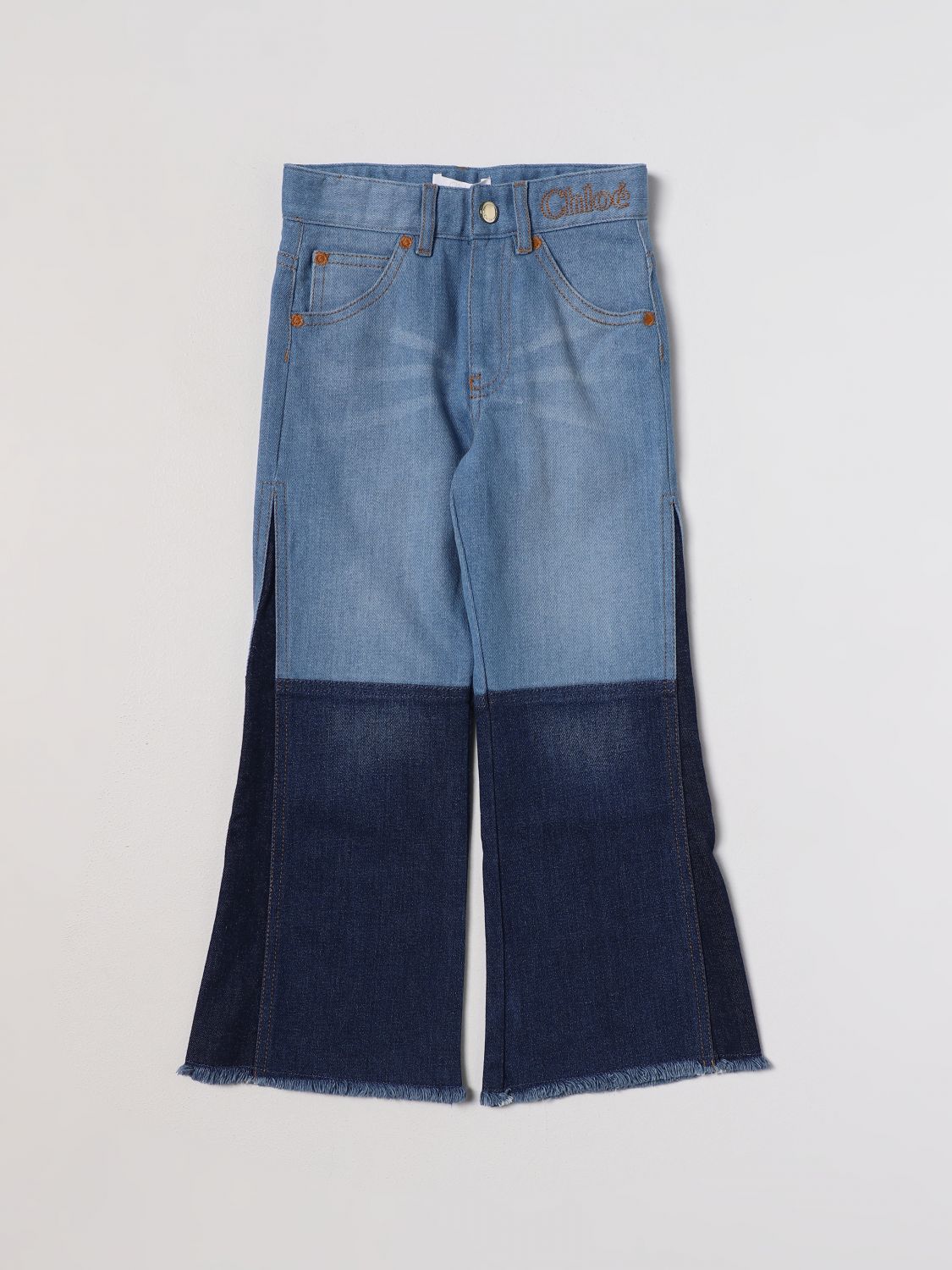 Chloé Jeans CHLOÉ Kids colour Blue