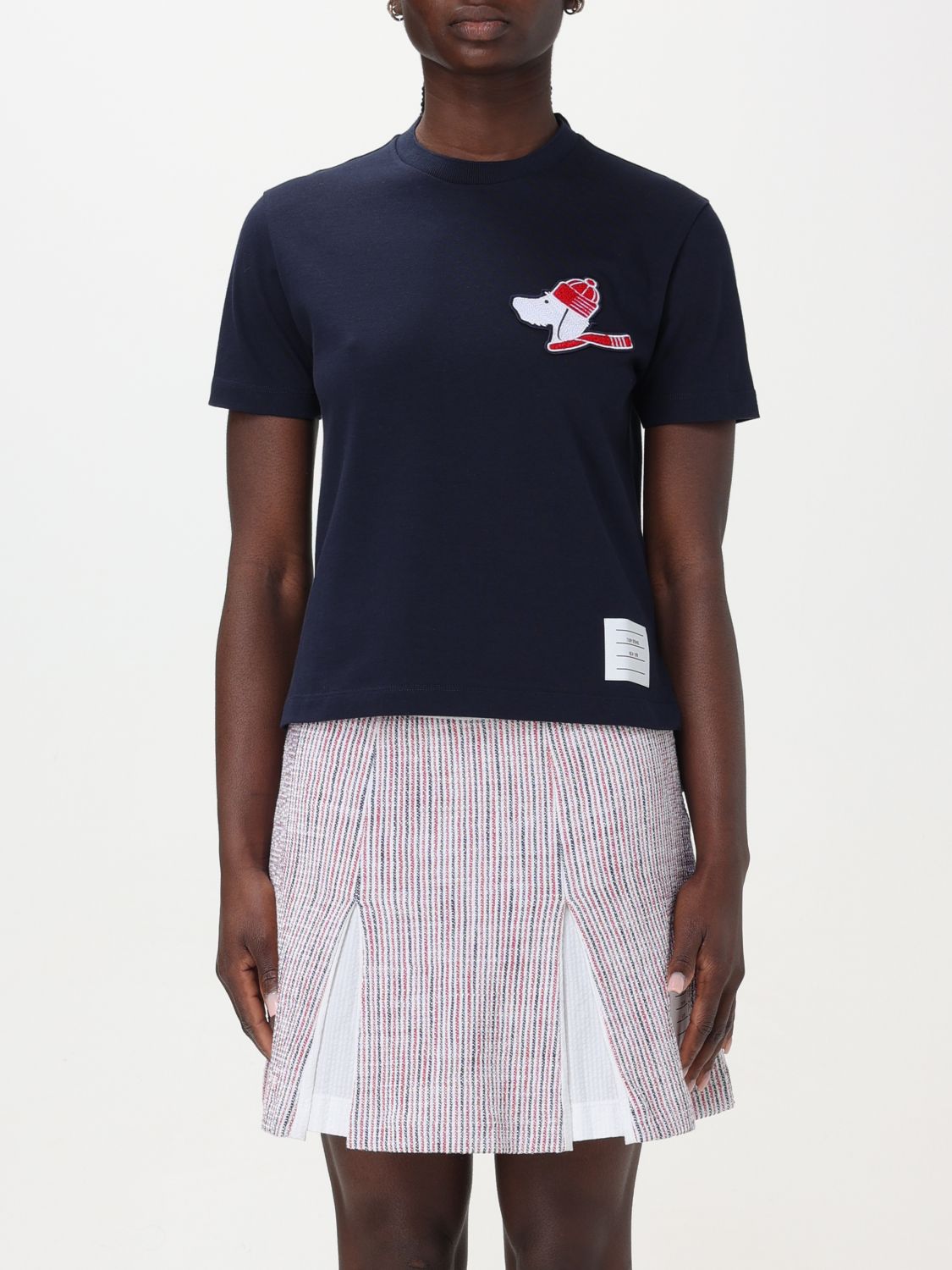 Thom Browne T-Shirt THOM BROWNE Woman colour Navy