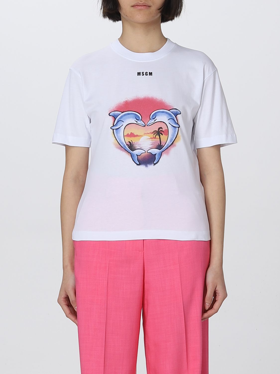 Msgm T-Shirt MSGM Woman colour White