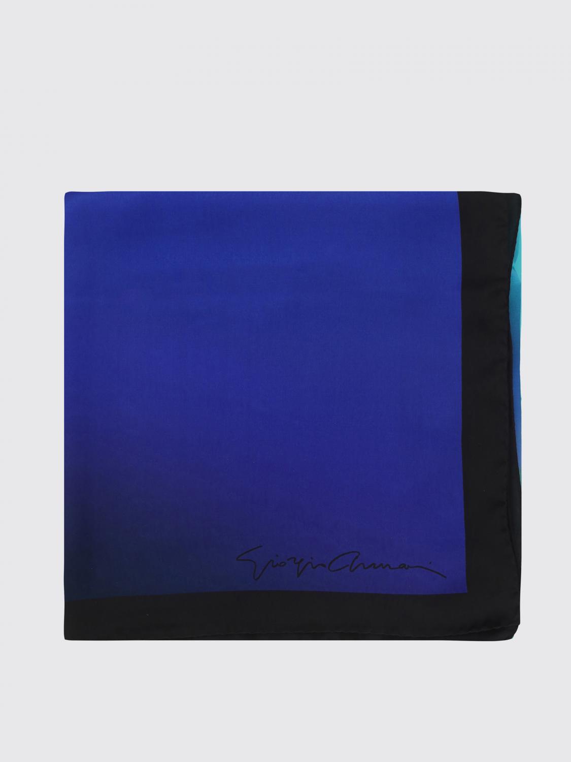 Giorgio Armani Scarf GIORGIO ARMANI Woman color Blue