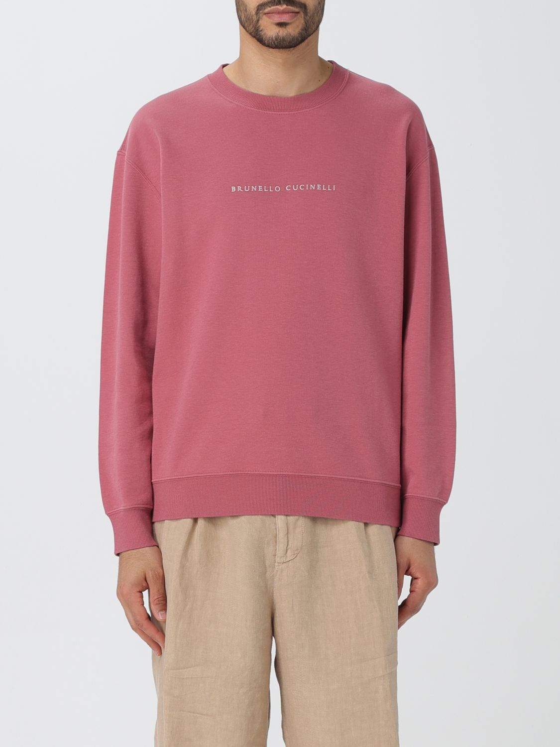 Brunello Cucinelli Sweatshirt BRUNELLO CUCINELLI Men color Salmon