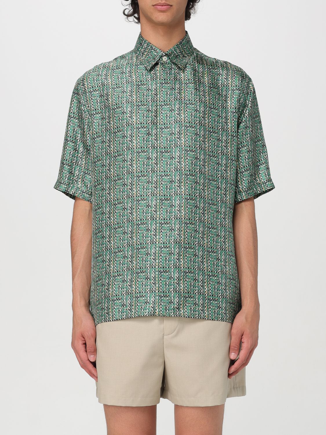 FENDI Shirt FENDI Men colour Green