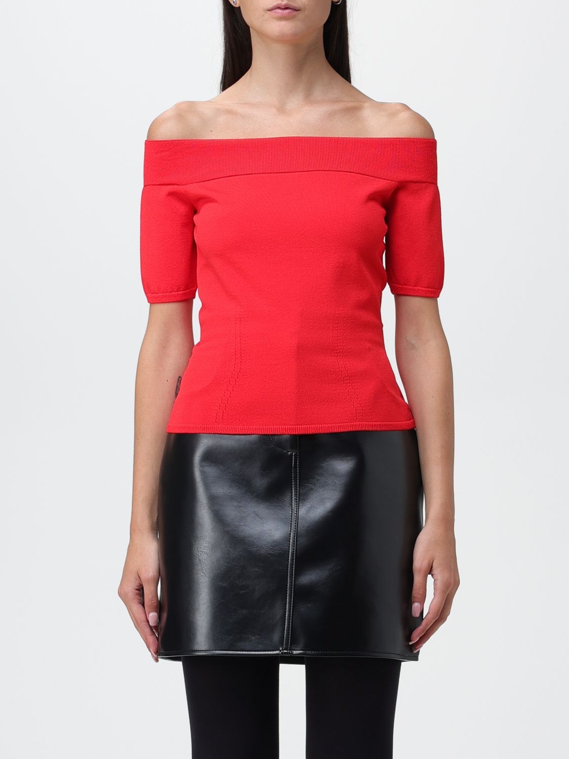 Alexander McQueen Top ALEXANDER MCQUEEN Woman colour Coral