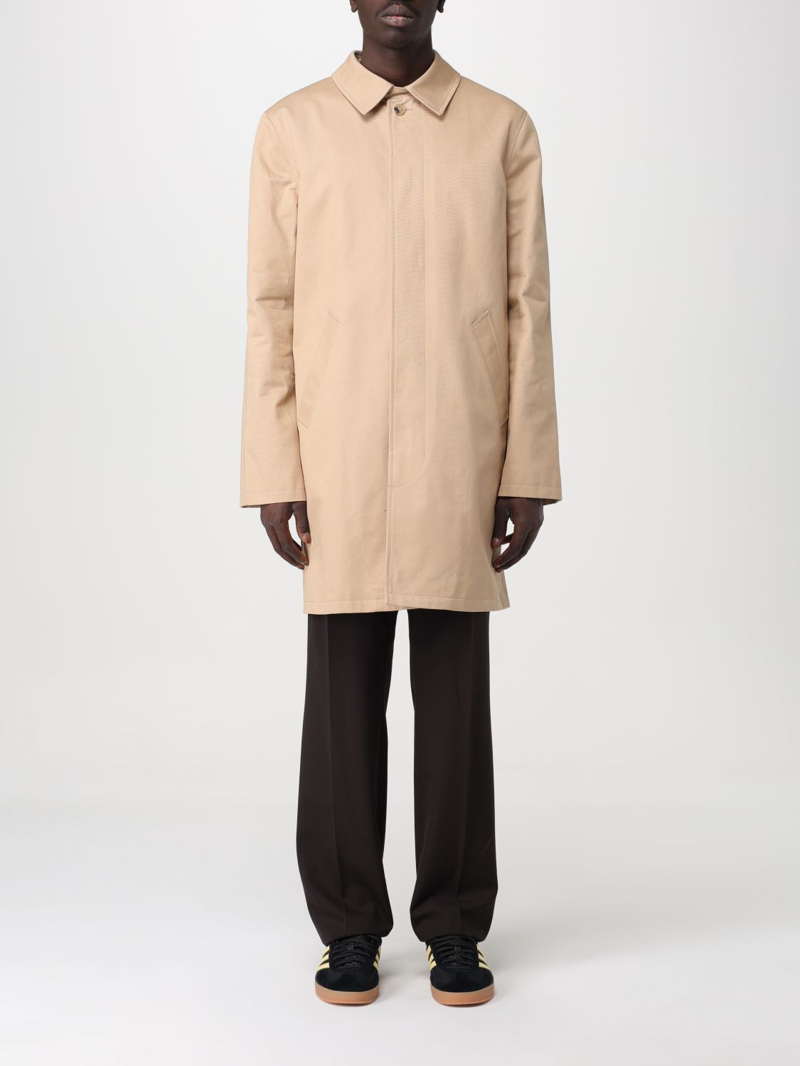 A.P.C. Trench Coat A.P.C. Men colour Beige