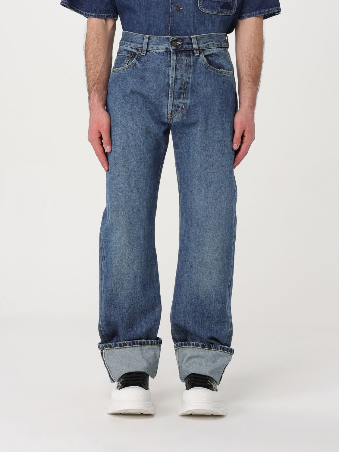 Alexander McQueen Jeans ALEXANDER MCQUEEN Men colour Denim