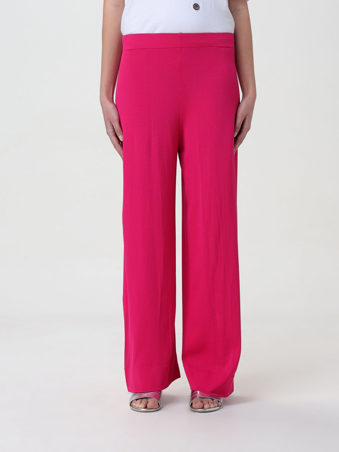 Liviana Conti Trousers LIVIANA CONTI Woman colour Fuchsia