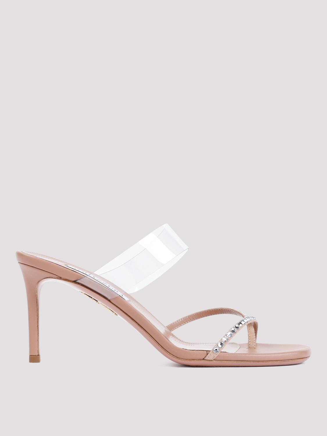 Aquazzura Heeled Sandals AQUAZZURA Woman color Nude