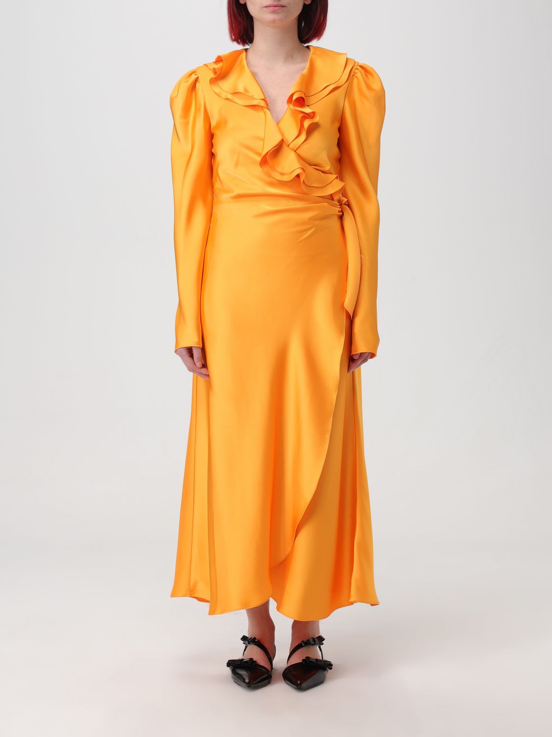 Philosophy Di Lorenzo Serafini Dress PHILOSOPHY DI LORENZO SERAFINI Woman colour Orange