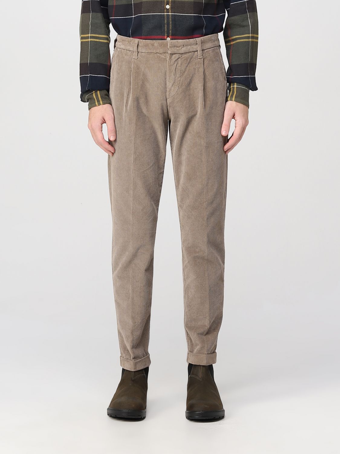 Fay Trousers FAY Men colour Mud