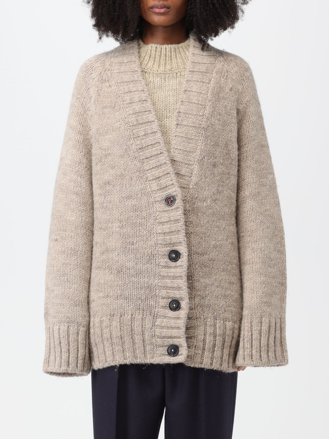 Maison Margiela Cardigan MAISON MARGIELA Woman colour Beige