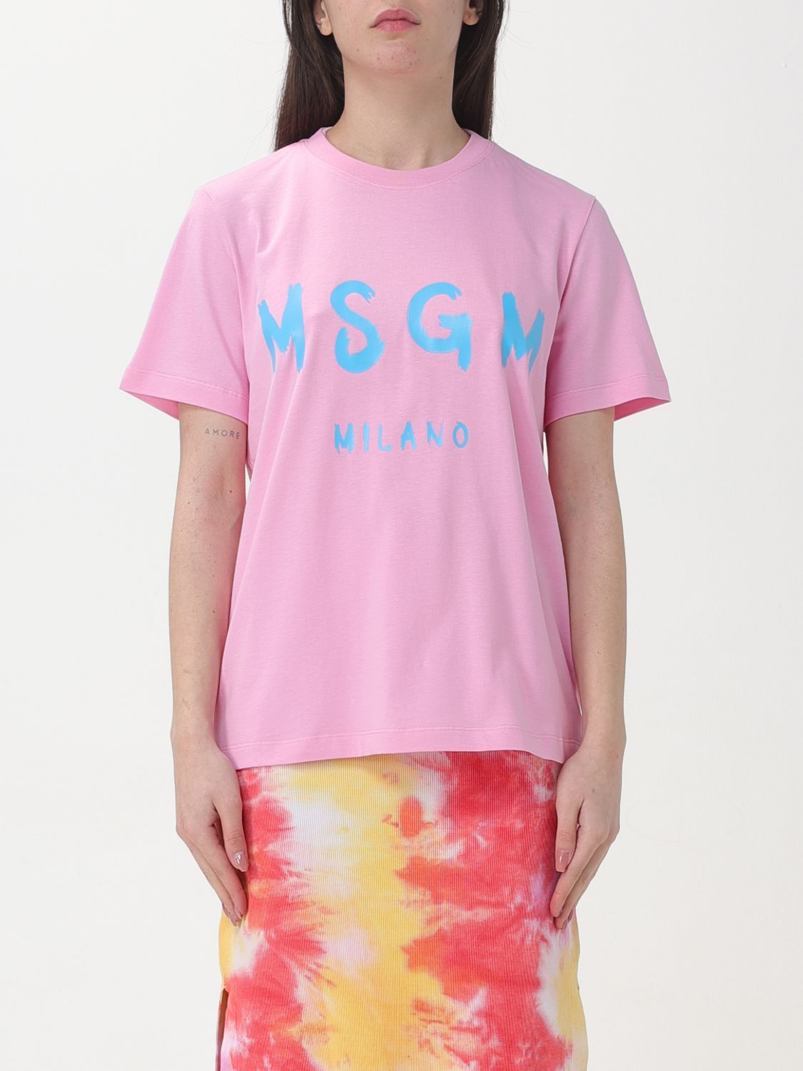 Msgm T-Shirt MSGM Woman colour Pink