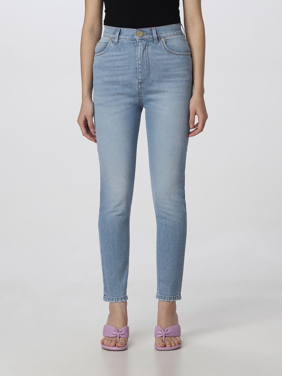 Balmain Jeans BALMAIN Woman colour Blue