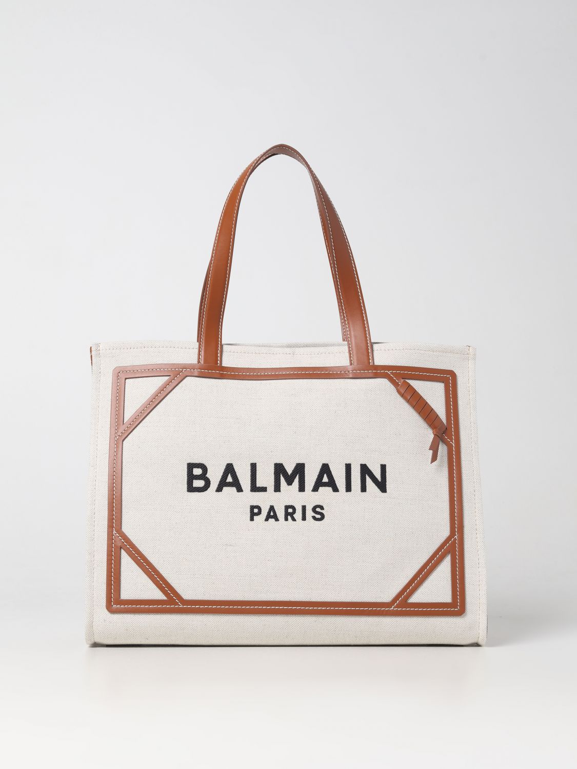 Balmain Tote Bags BALMAIN Woman colour Beige