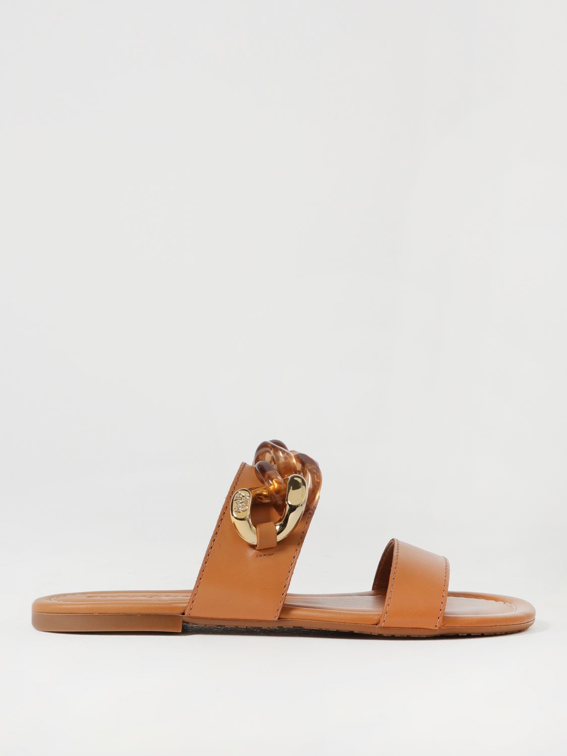 See By Chloé Flat Sandals SEE BY CHLOÉ Woman colour Leather