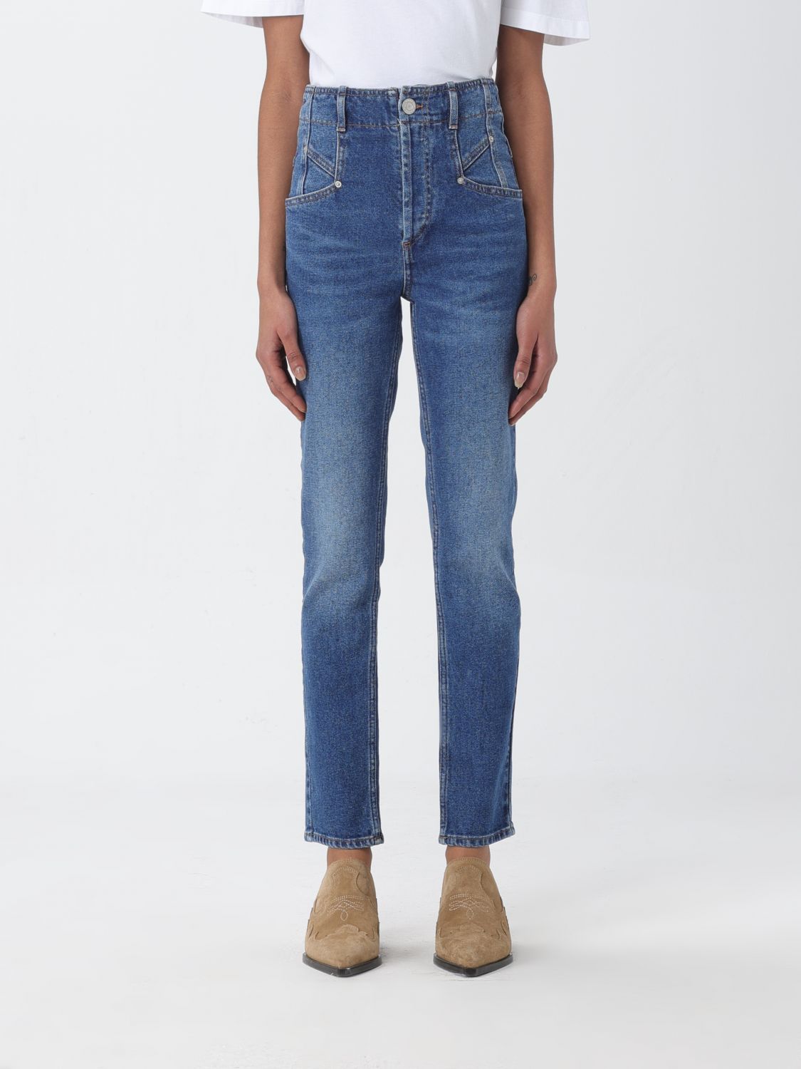 Isabel Marant Jeans ISABEL MARANT Woman colour Blue