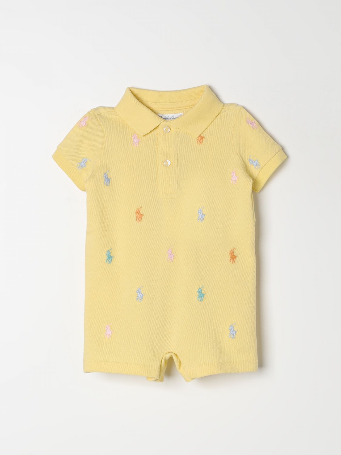 Polo Ralph Lauren Romper POLO RALPH LAUREN Kids colour Yellow