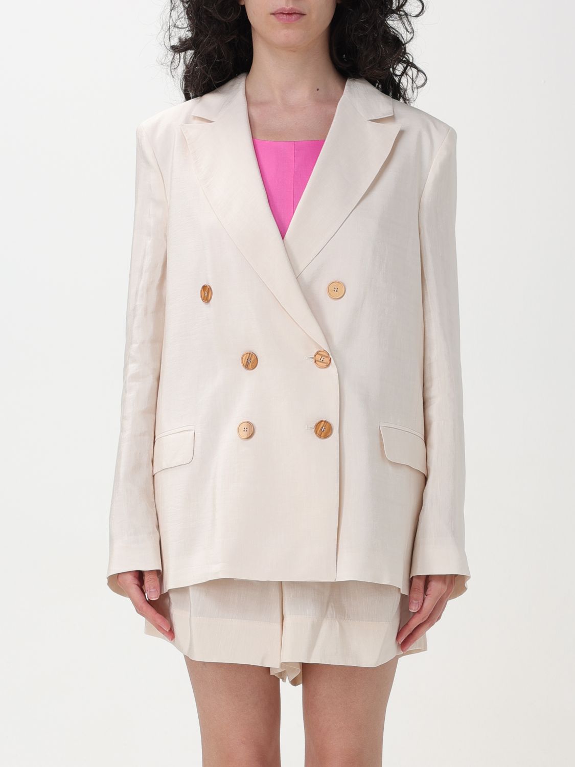 Hanita Blazer HANITA Woman color Beige