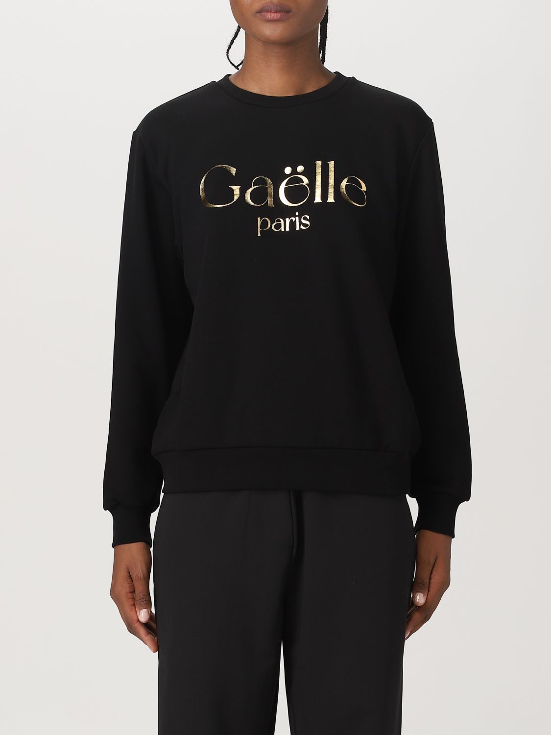 Gaëlle Paris Sweatshirt GAËLLE PARIS Woman colour Black