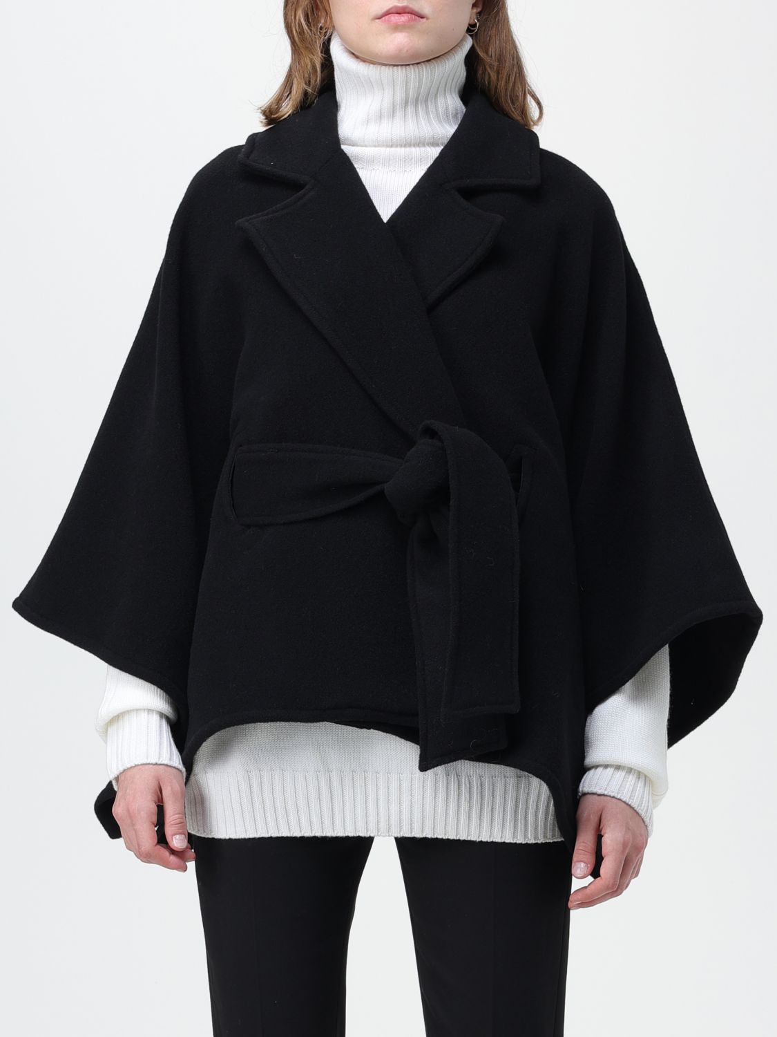 Dondup Cloak DONDUP Woman colour Black