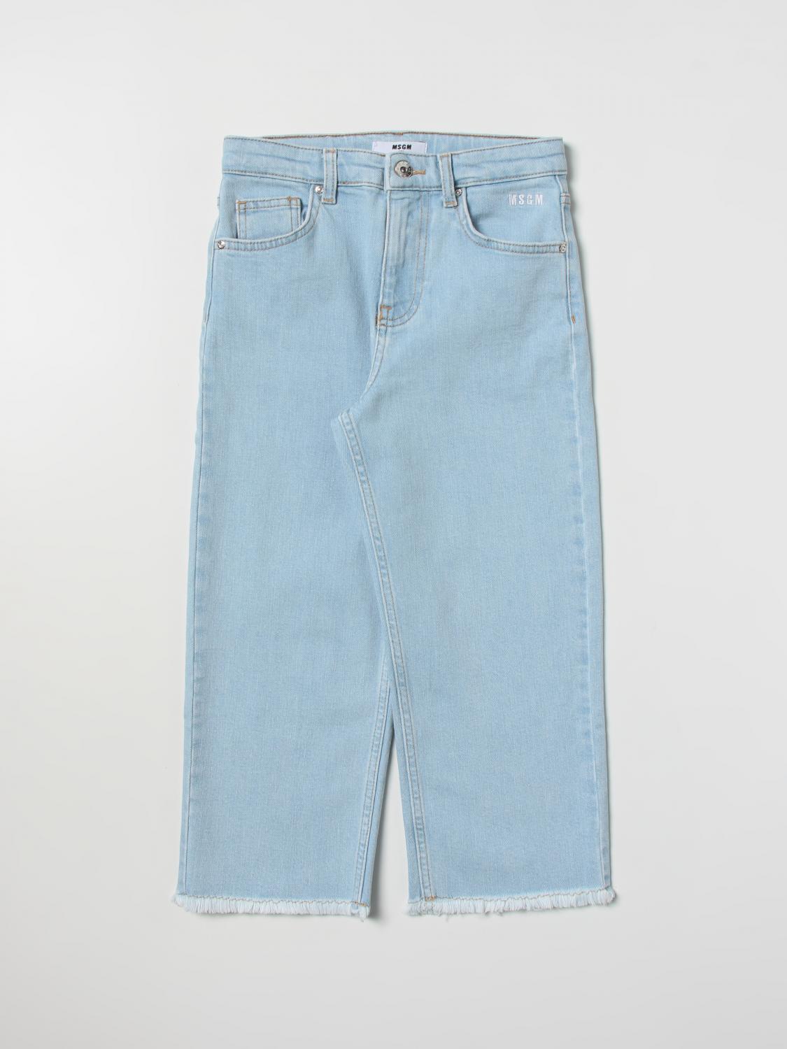 Msgm Kids Trousers MSGM KIDS Kids colour Denim