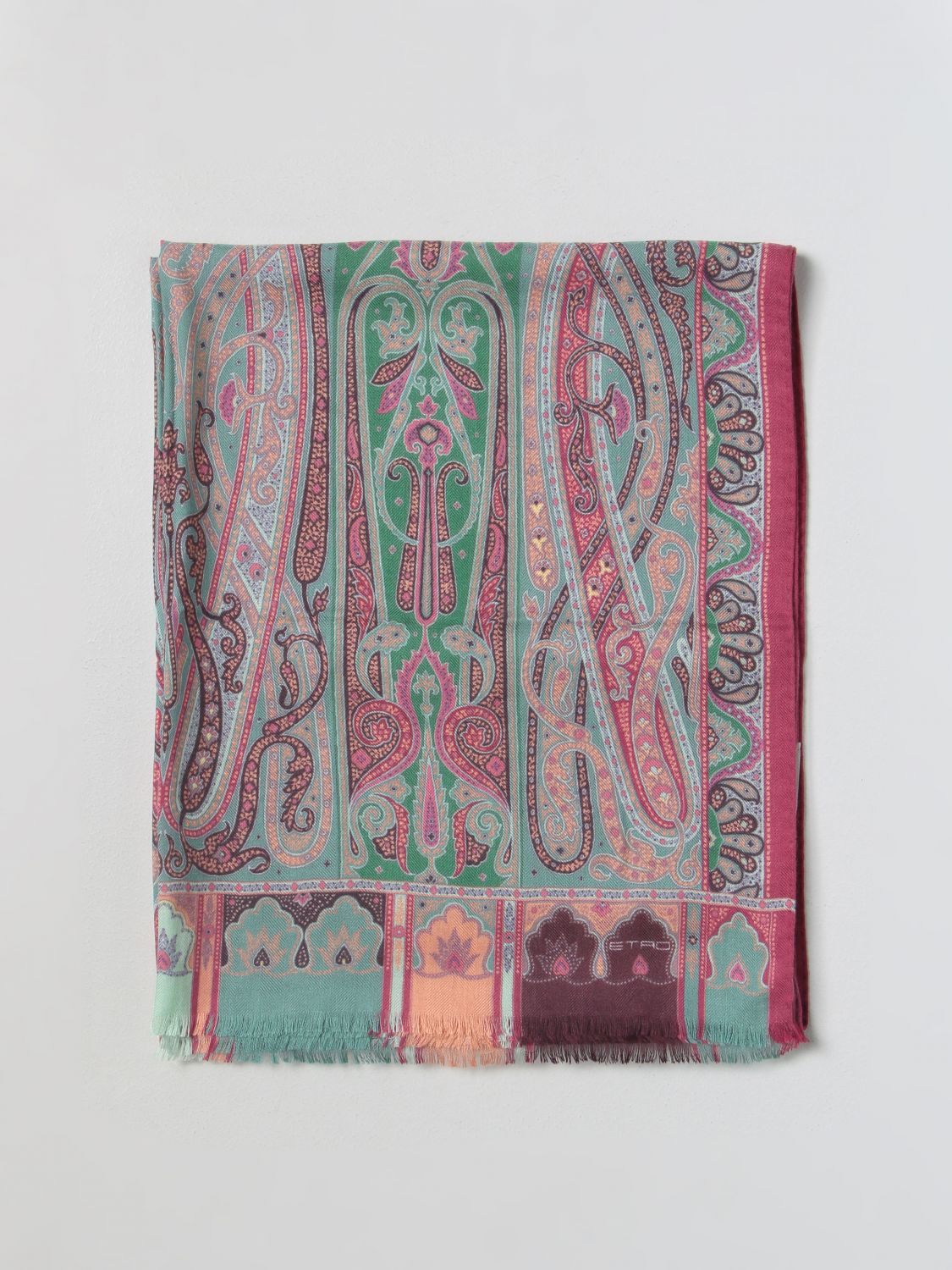 Etro Scarf ETRO Woman colour Burgundy