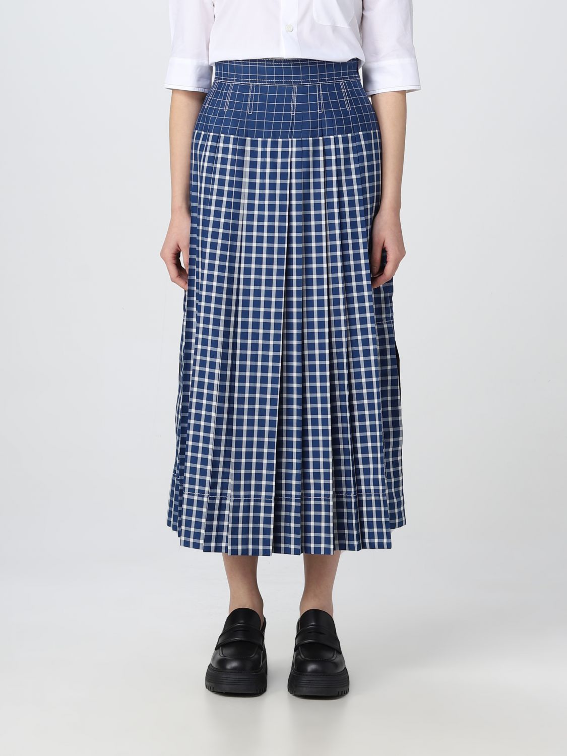 Tory Burch Skirt TORY BURCH Woman colour Blue