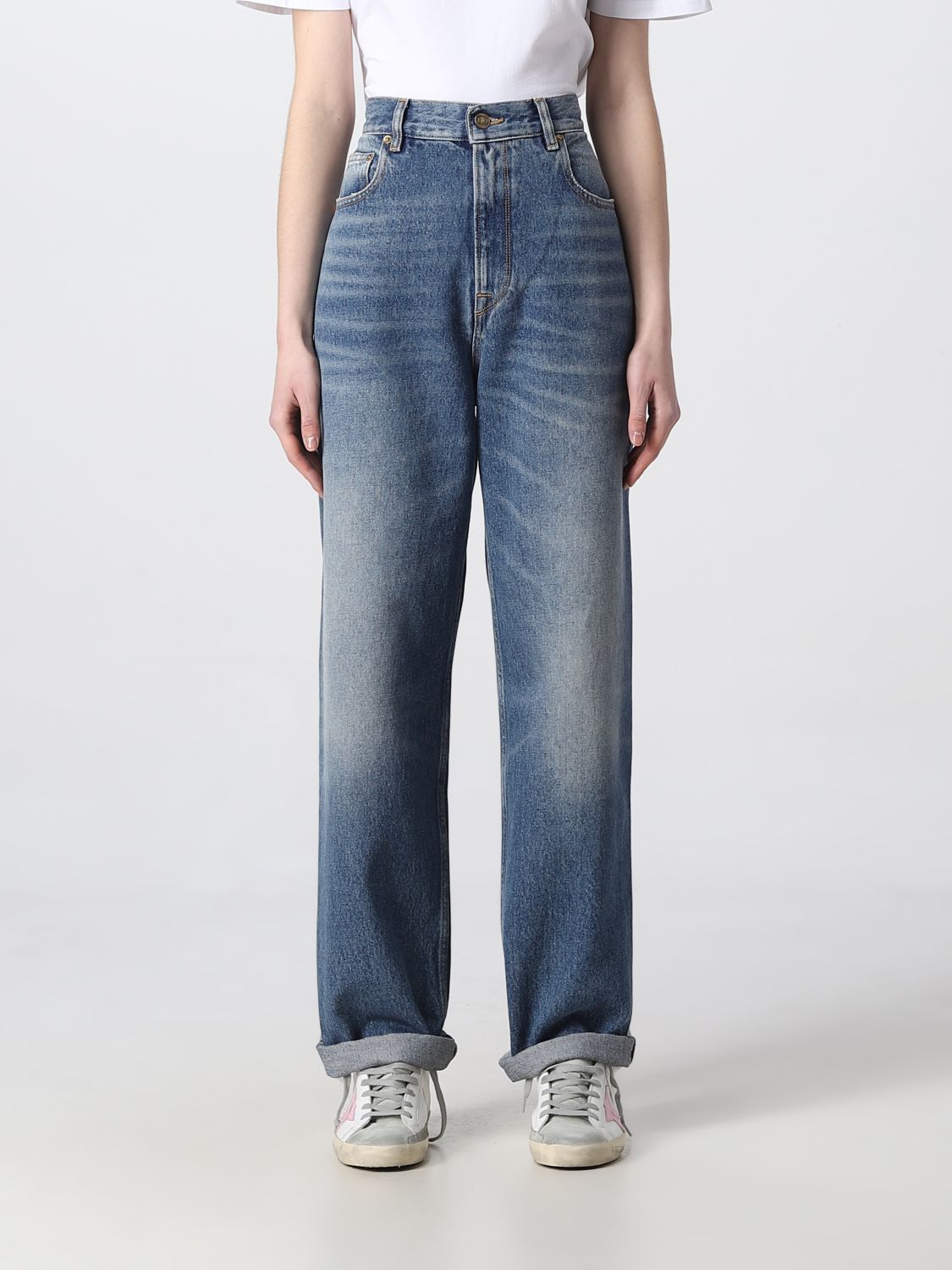 Golden Goose Jeans GOLDEN GOOSE Woman colour Denim