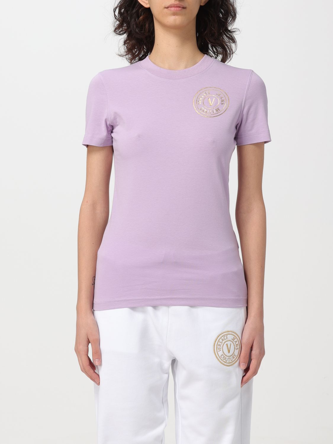 Versace Jeans Couture T-Shirt VERSACE JEANS COUTURE Woman colour Violet