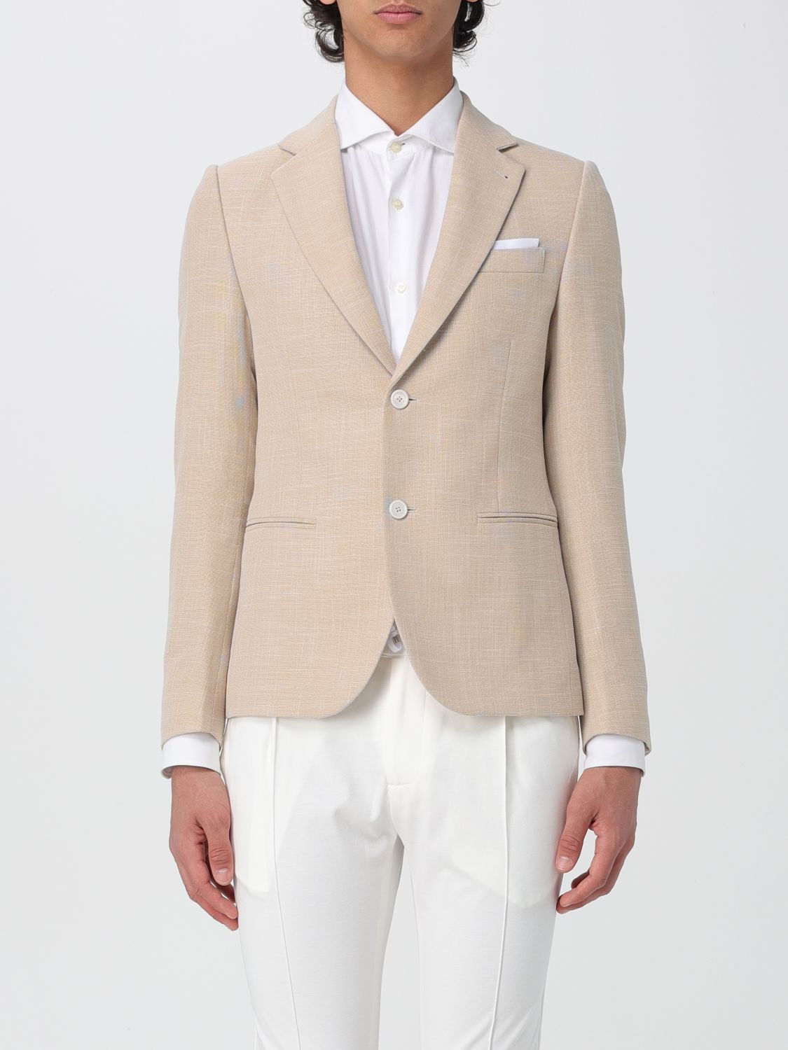 Daniele Alessandrini Blazer DANIELE ALESSANDRINI Men colour Sand